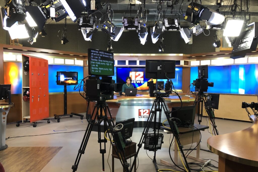 Television News Studio
