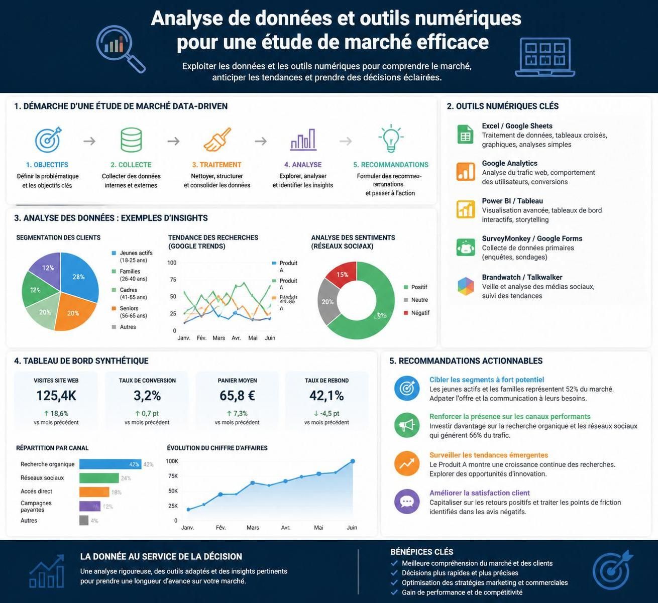 découvrez les outils indispensables pour réaliser une étude de marché efficace et mener un diagnostic précis de votre environnement commercial.