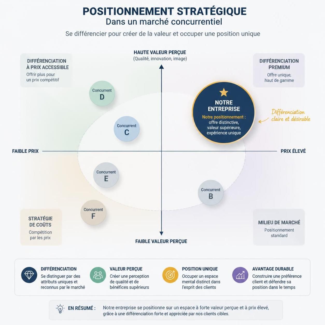 découvrez pourquoi le positionnement d’entreprise est essentiel pour se démarquer de la concurrence et attirer durablement vos clients.