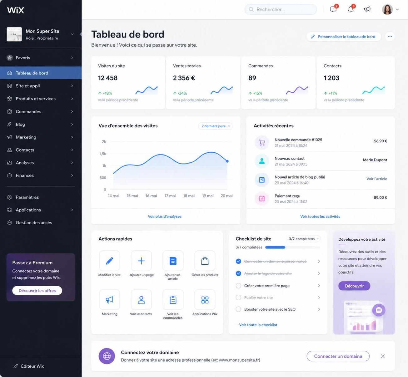 découvrez comment gérer facilement votre site web avec wix mon compte : guide complet pour une administration simple et efficace de votre présence en ligne.