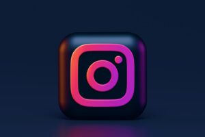 Instagram Dark Mode 3D icon concept. Write me: alexanderbemore@gmail.com, if you need 3D visuals for your products.