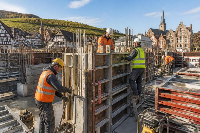 découvrez nos services de location de coffrage béton en alsace et en belgique : tarifs compétitifs, matériel de qualité et options adaptées à vos besoins pour vos chantiers de construction.
